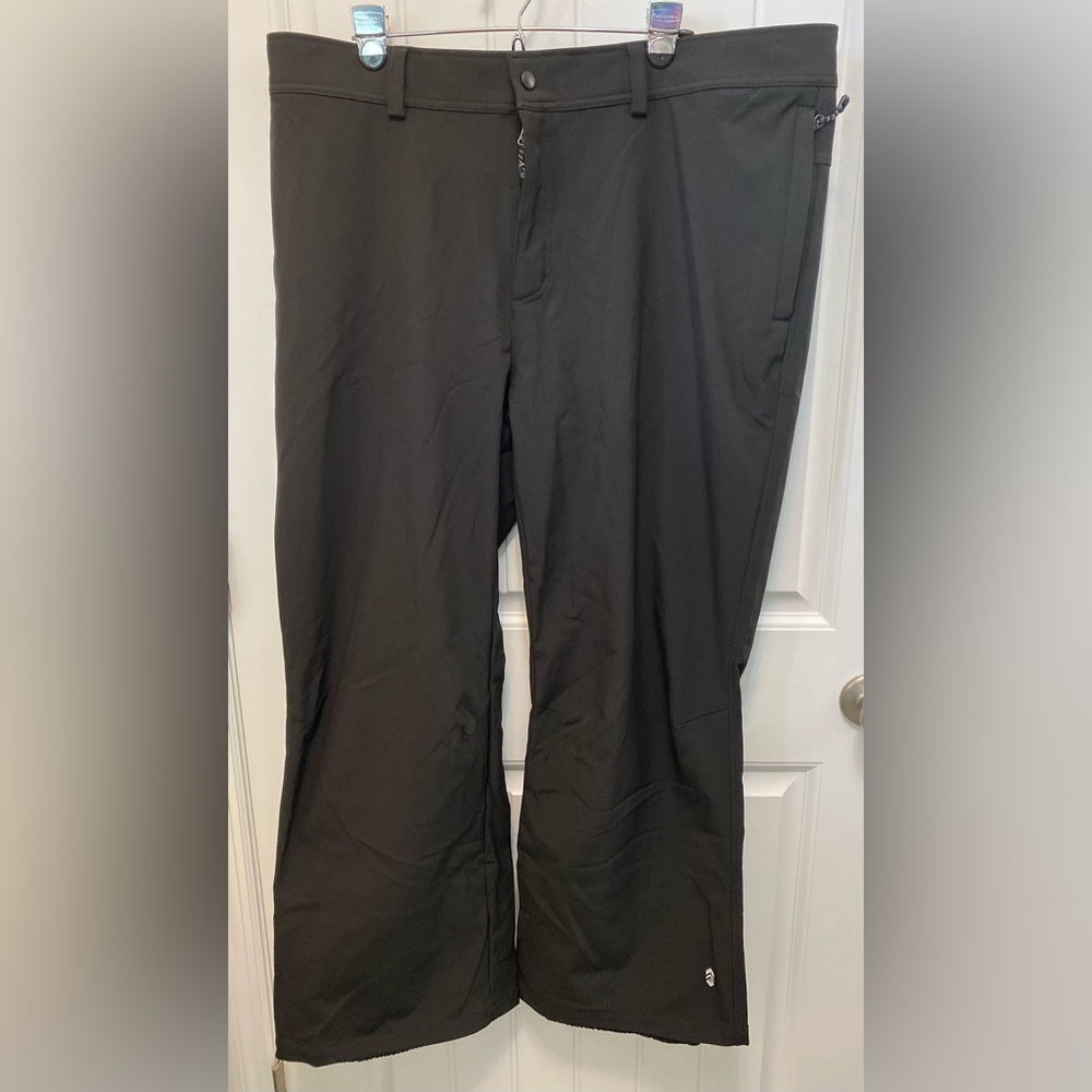 Free Country flex soft shell Ski Pant. NWT. Men’s Size XXL (50-52).Jet Black.